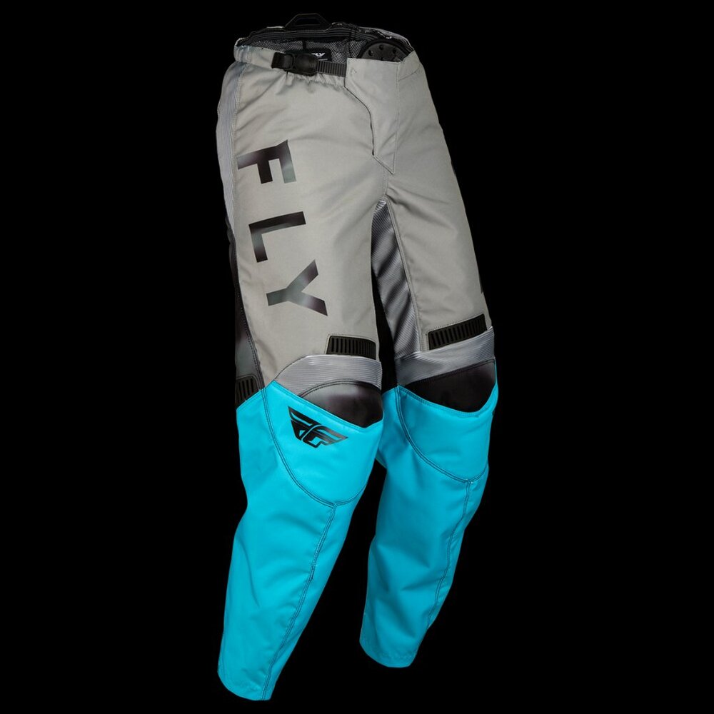 Fly Racing Women's Gray and Teal Motocross Pants